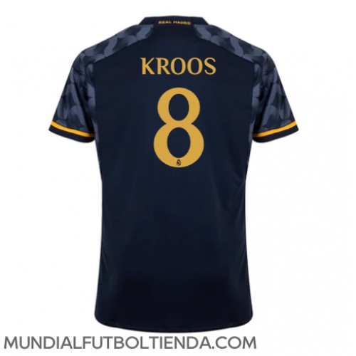 Camiseta Real Madrid Toni Kroos #8 Segunda Equipación Replica 2023-24 mangas cortas